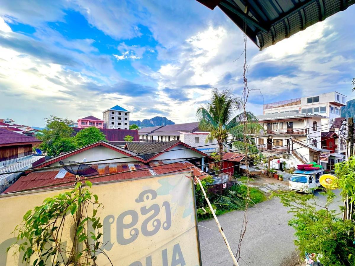 Vang Vieng Global Hostel Exteriör bild