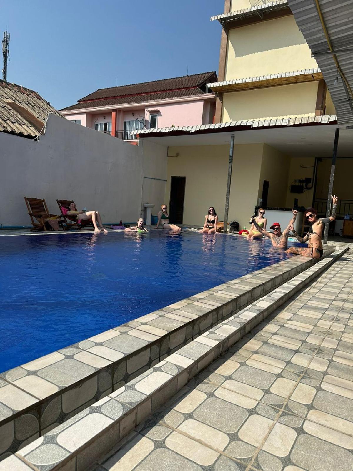 Vang Vieng Global Hostel Exteriör bild