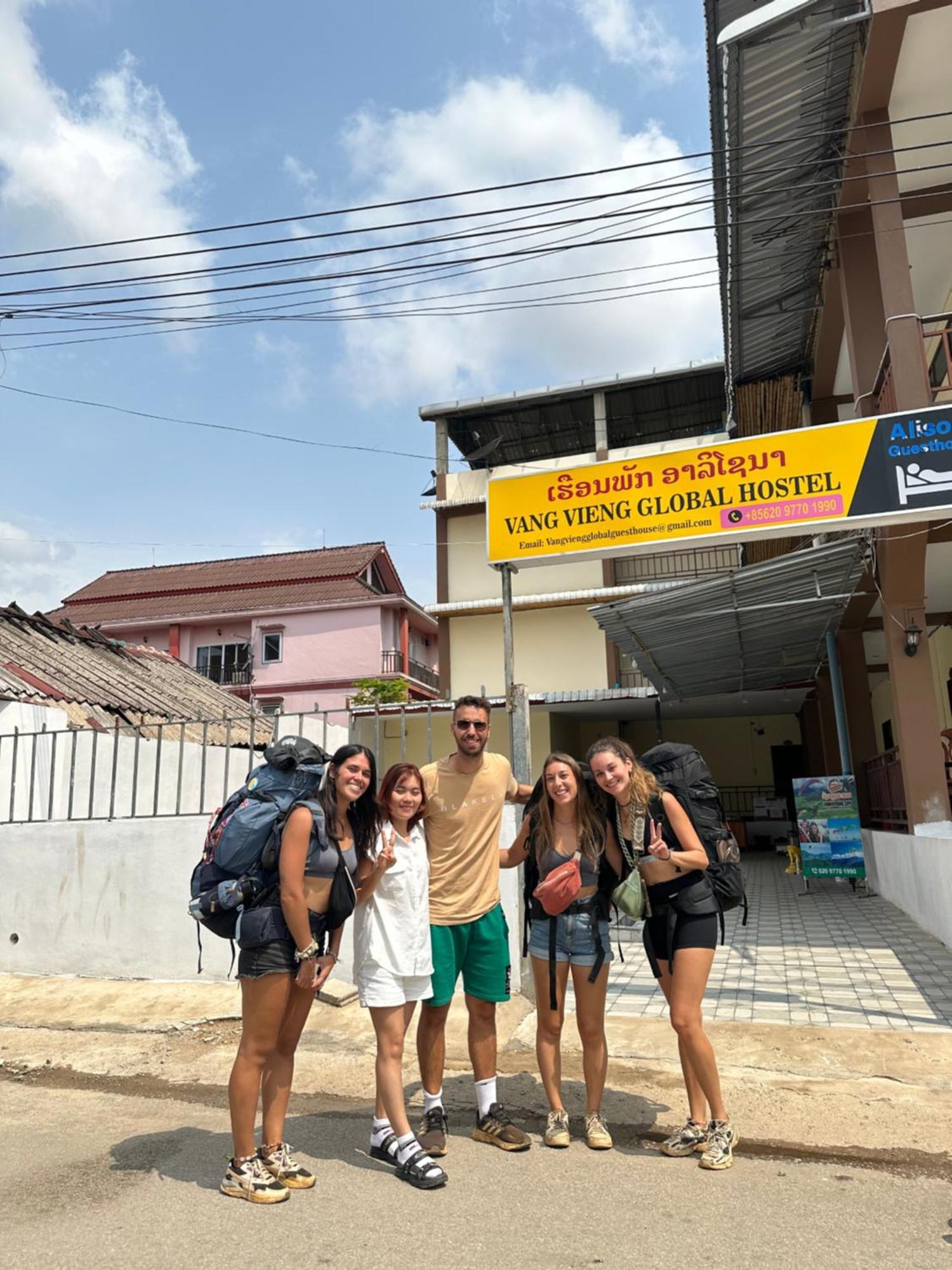 Vang Vieng Global Hostel Exteriör bild